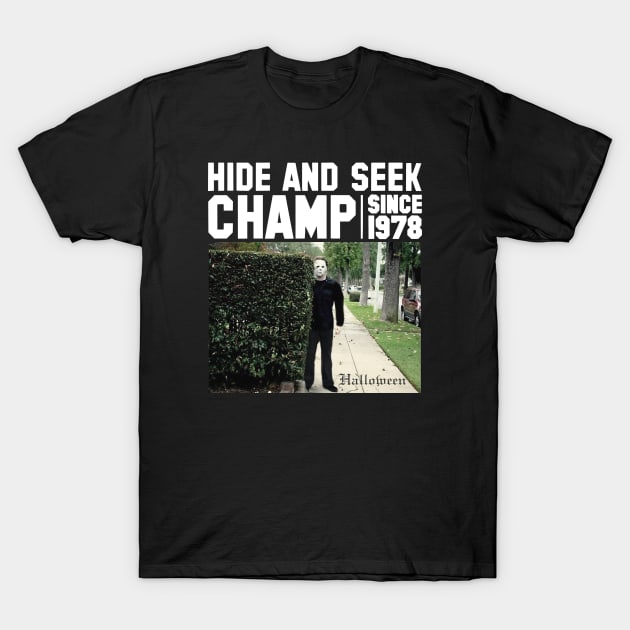 Hide And Seek Camp 1978 T-Shirt by narcom